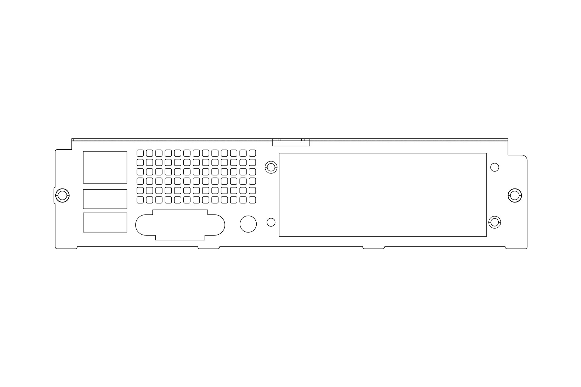 Back I/O Shield Plate - server system assembly